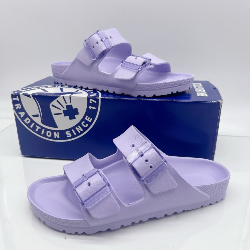 Birkenstock Arizona Essentials EVA Sandals Slides Purple Waterproof EU 37 US 6